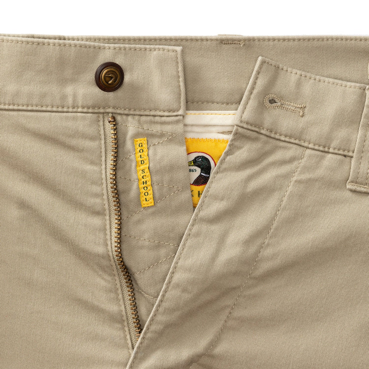 Classic Fit Gold School Chino - Big Gold Patch