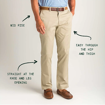 Classic Fit Gold School Chino - DEV