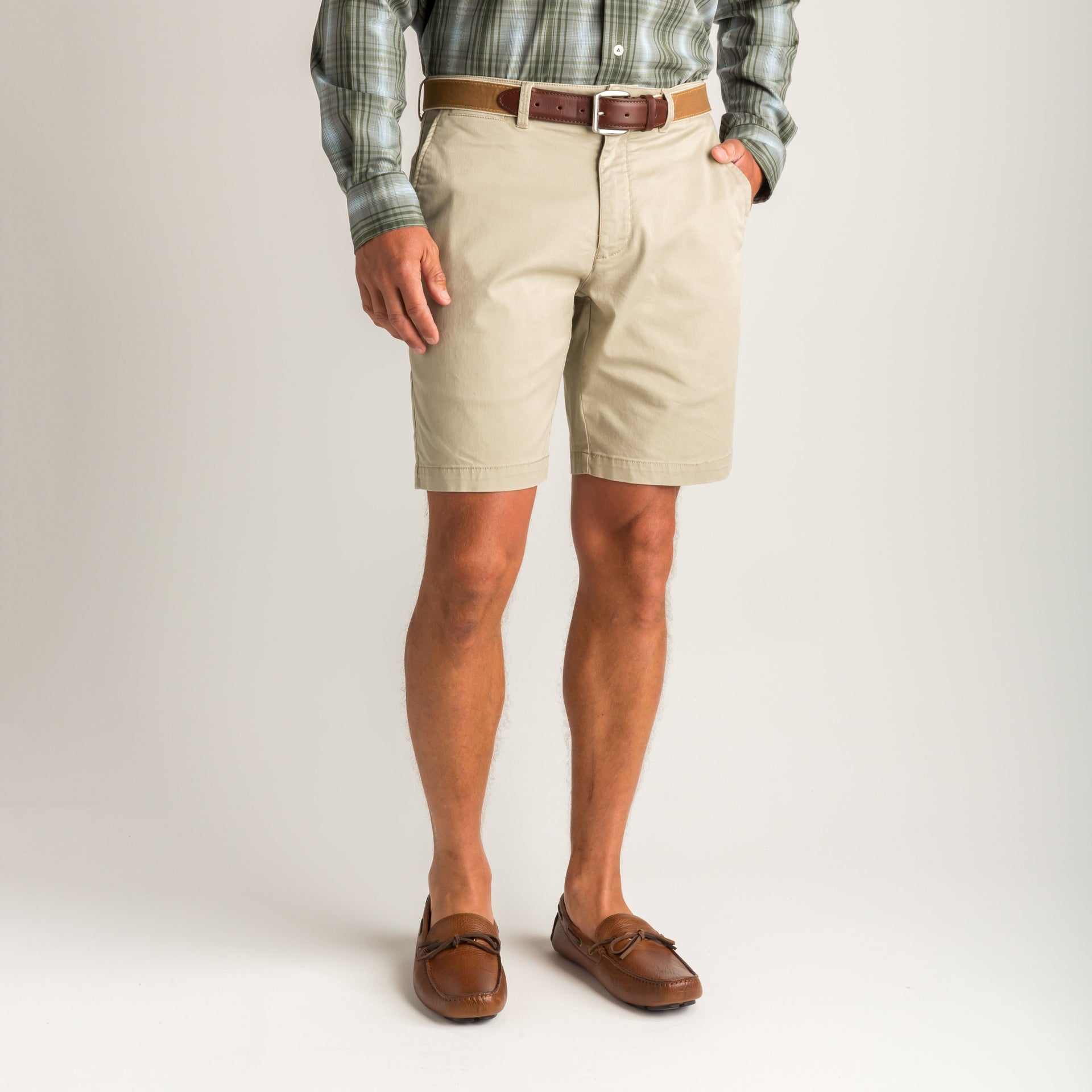 9" Gold School Chino Short - Khaki