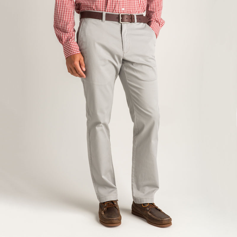 Classic Fit Gold School Chino - Limestone Gray