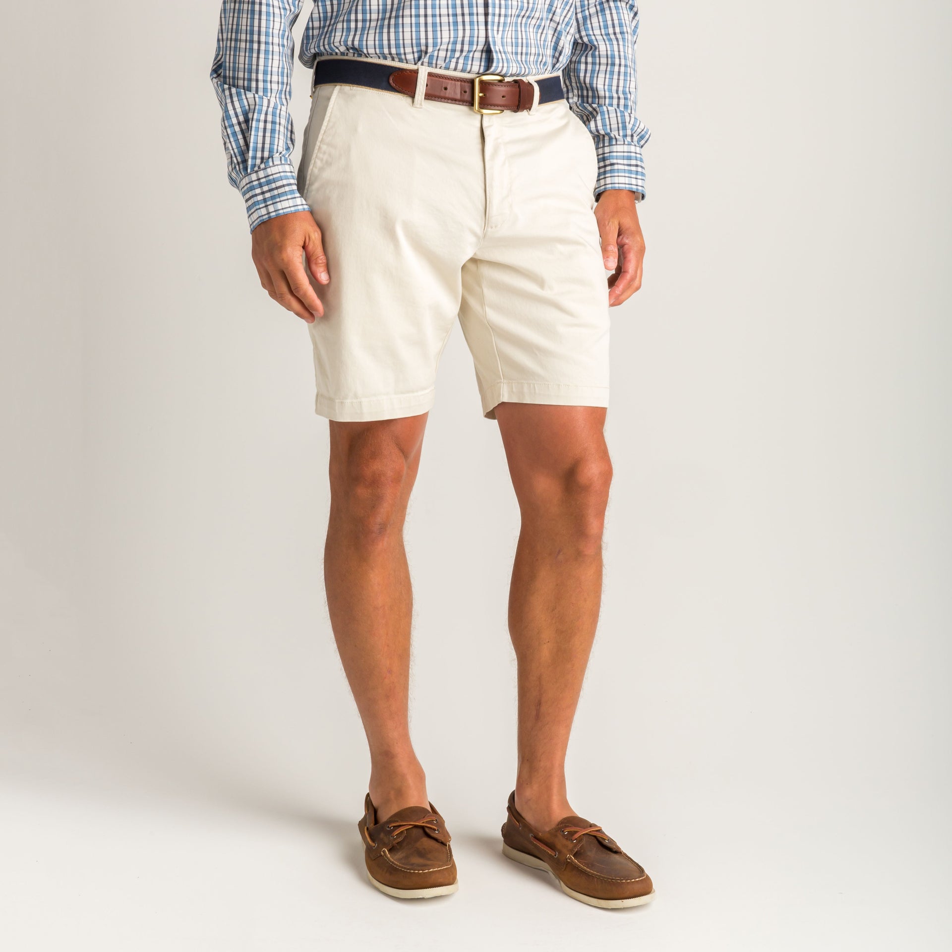 9" Gold School Chino Short - Stone