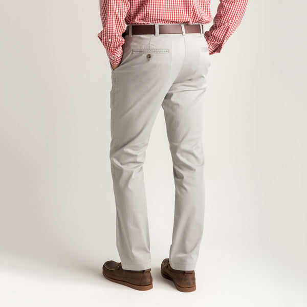 Classic Fit Gold School Chino - Limestone Gray